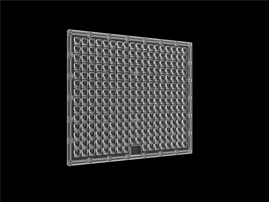 материал ПК объектива светов стадиона СИД 500W IP66 несимметричный с геометрическим поверхностным дизайном