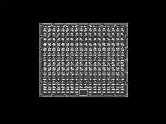материал ПК объектива светов стадиона СИД 500W IP66 несимметричный с геометрическим поверхностным дизайном