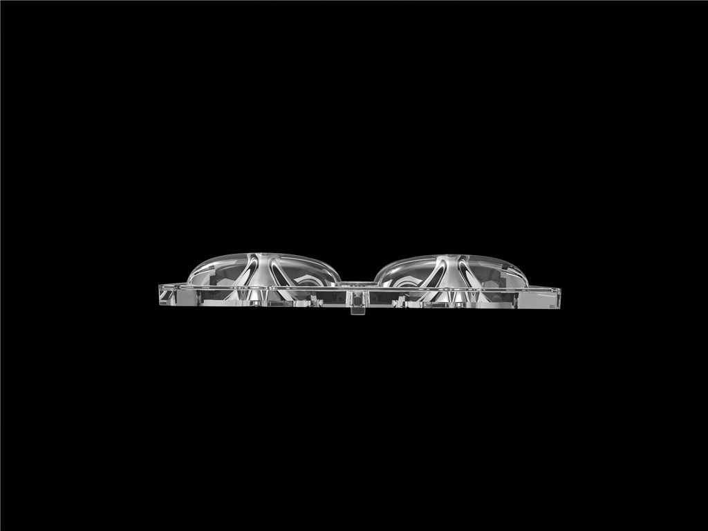 50*50mm 55*152 Degree/TYPE2-VS 4 In 1 LED Light Lens ПК материал для светодиодного уличного освещения SMD3535/5050LED