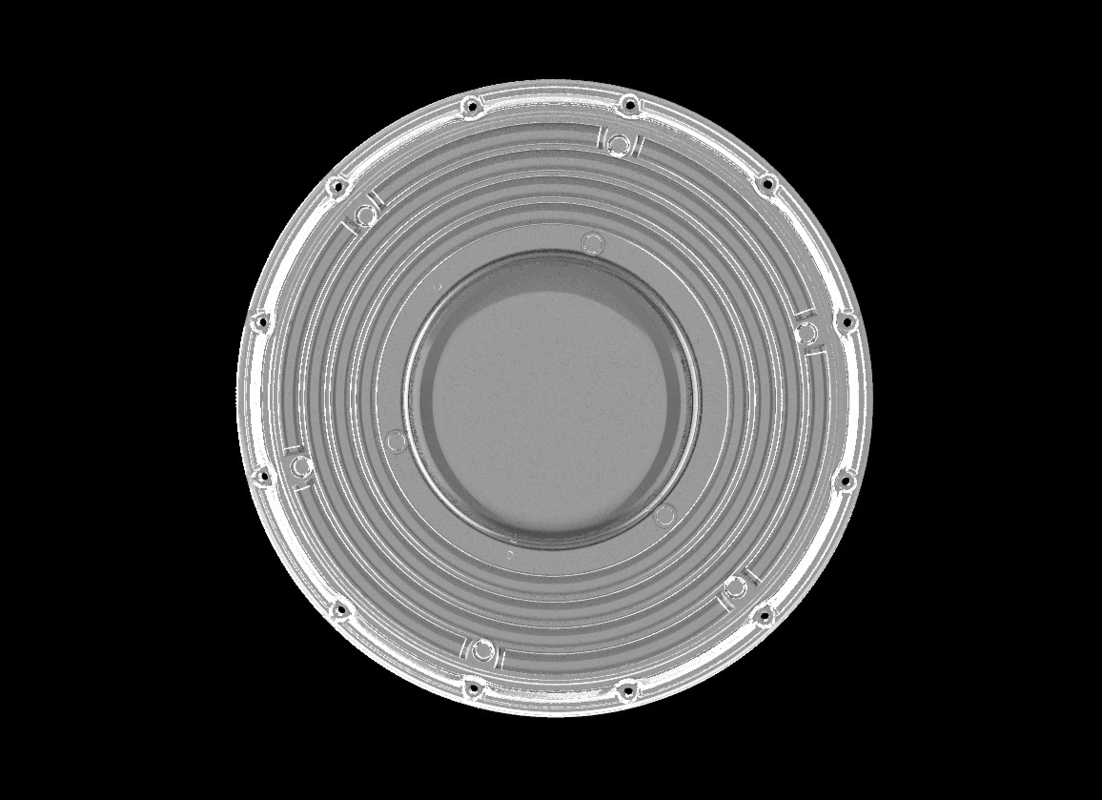 200W φ265mm SMD3030 PC Led UFO Bay Light с углом луча 90 градусов Уровень защиты IP66