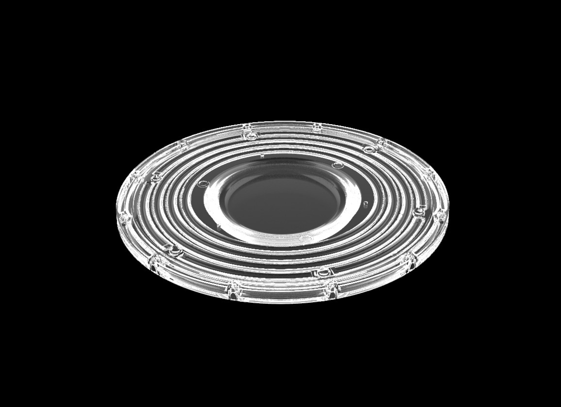 200W φ265mm SMD3030 PC Led UFO Bay Light с углом луча 90 градусов Уровень защиты IP66