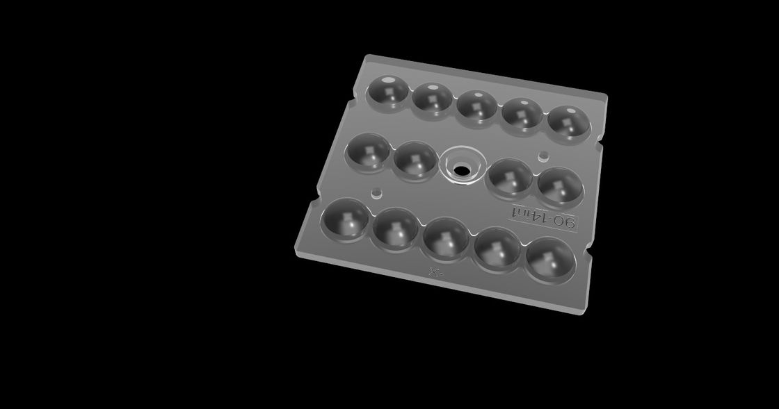 14 в 1 оптике ПММА для освещения СИД, массив объектива СИД 90 градусов для освещения тоннеля