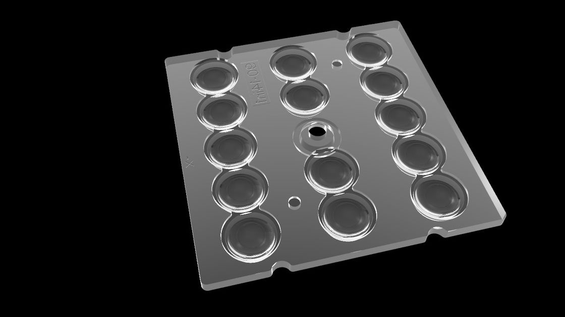 14 в 1 оптике ПММА для освещения СИД, массив объектива СИД 90 градусов для освещения тоннеля