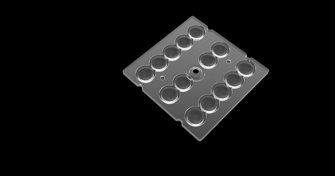 14 в 1 оптике ПММА для освещения СИД, массив объектива СИД 90 градусов для освещения тоннеля